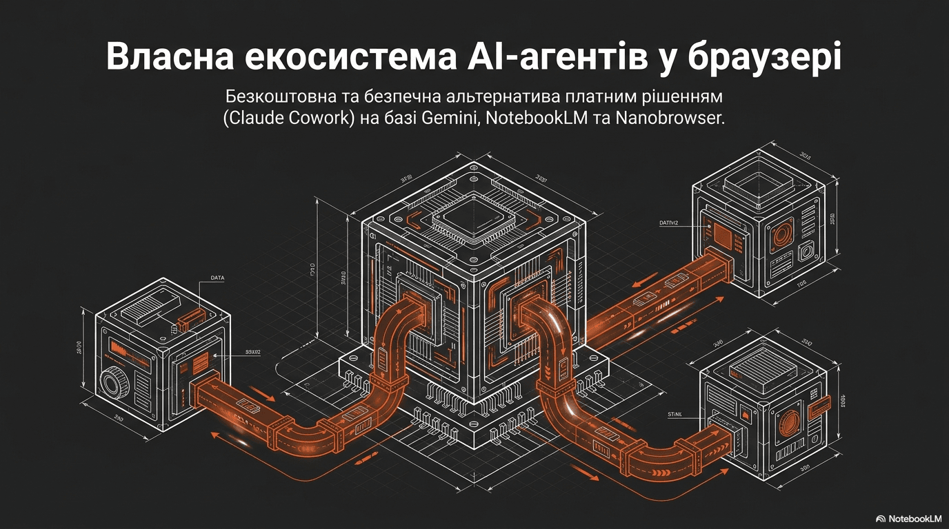 Безкоштовна альтернатива Claude Cowork: Налаштування ШІ-агента в браузері